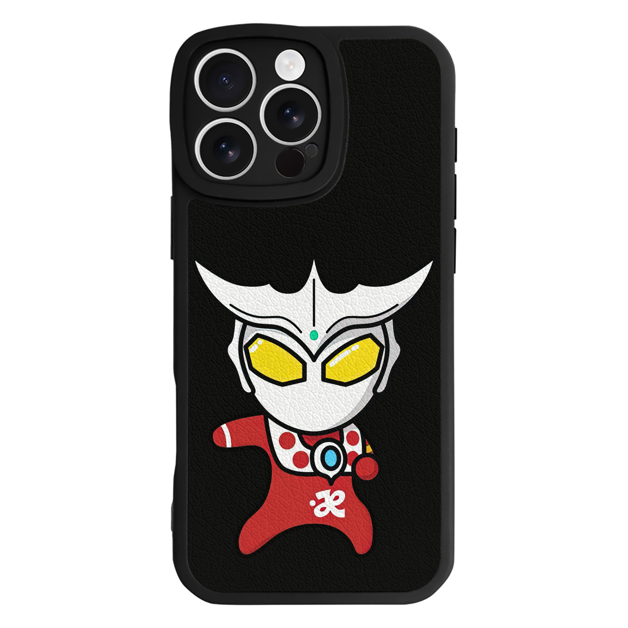 （画像用） ウルトラマン Ultraman 【iPhone 16シリーズ対応】シリコンスマホケース（レザー調） 材質：シリコン